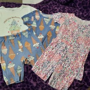 Girls summer pjs